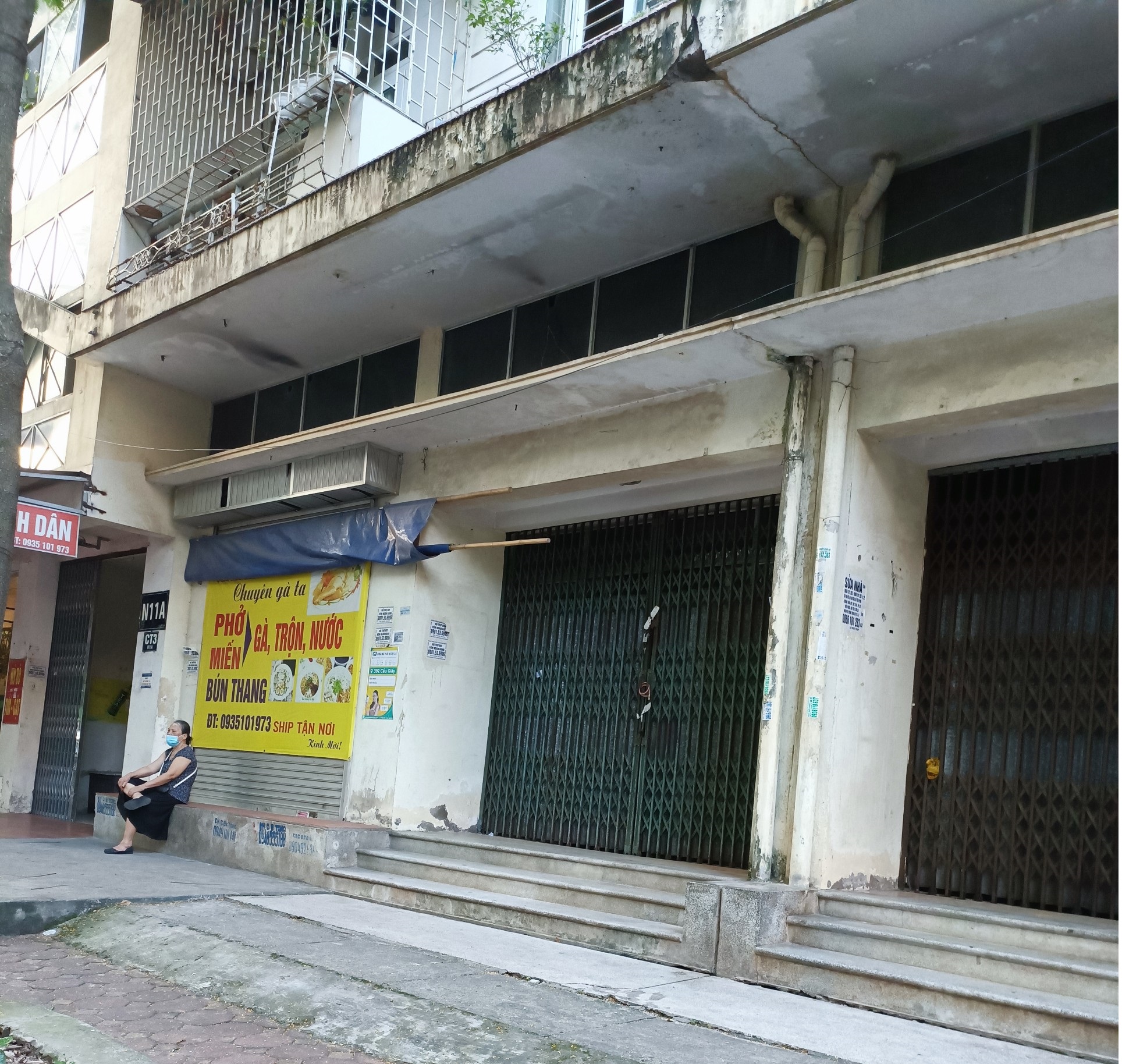 Quyền thuê diện tích kinh doanh dịch vụ tại Tầng 1 - N11A Dịch Vọng, thành phố Hà Nội - Diện tích đấu giá cho các đối tượng mở rộng - 105,29m²